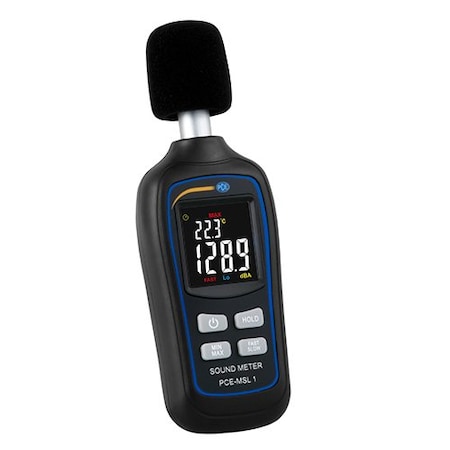 Pce Instruments Digital Sound Level Meter, 35 to 135 dB PCE-MSL 1